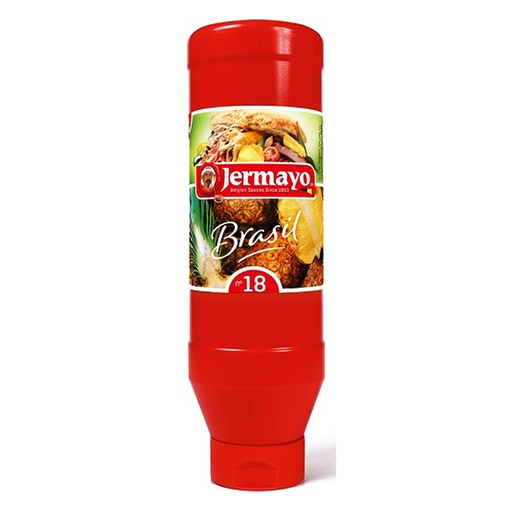 [9431] Brasilsaus 1l Knijpfles Jermayo