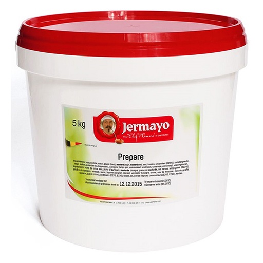 [4488] Preparesaus Gekruide 5l Emmer (pikant) Jermayo