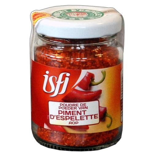 [14961] Piment Espelette Bokaal Glas 50gr Isfi
