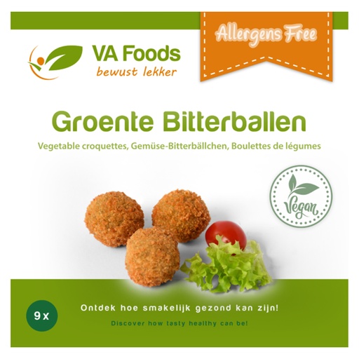 [12654] Boulettes Apéro de légumes VA Foods 9 x 25 gr