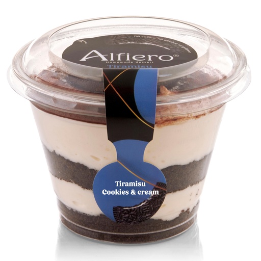 [14700] Tiramisu Cookies & Cream (Oreo) Alfiero 12 x 100 gr