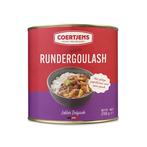 [252] Goulash Runds Coertjens Blik 2,7 kg