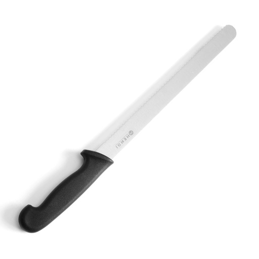 [9219] 843109 Couteau à Pain Inox Noir PP 300/430 mm Hendi