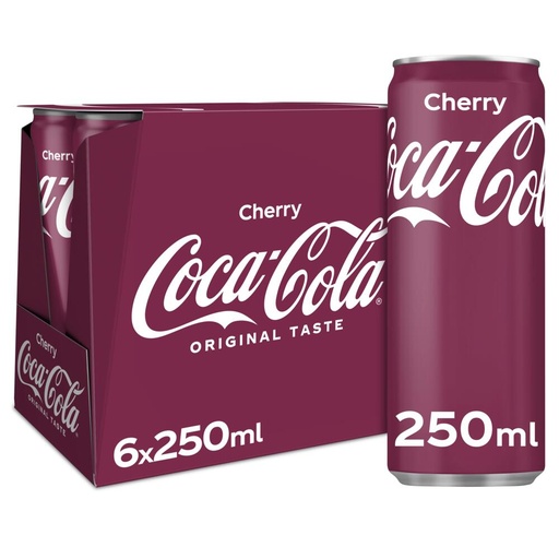 [13264] Coca Cola Cherry Blik 24 x 25 cl