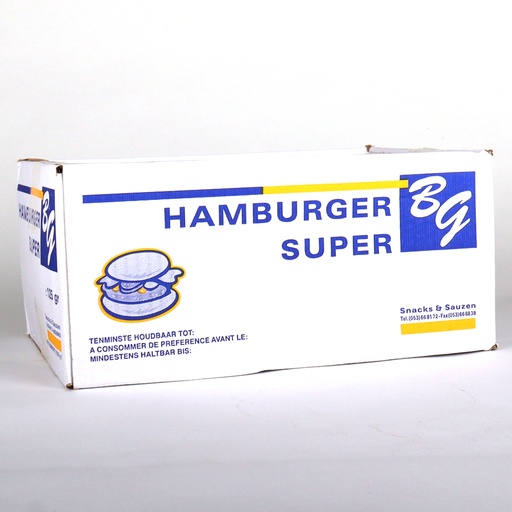 [1366] Hamburger Super 25x125gr Bosteels