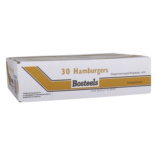 [105] Hamburger 30x100gr Bosteels