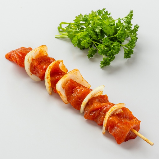 [2410] Saté Varken Rood 40x110gr (6st per stok) Vleesstokje Diepvries
