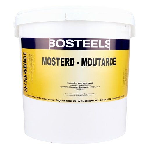 [2427] Moutarde Seau 10kg Bosteels