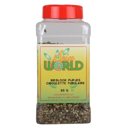 [11587] Bieslook Pijpjes Strooibus Spice World 65 gr