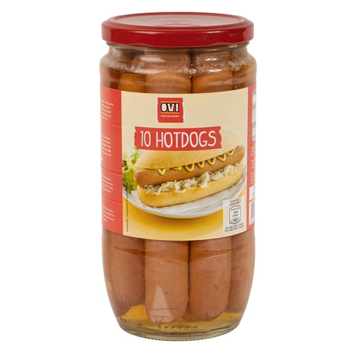 [3488] Hot-dog Ovi Glas 10 x 50 gr 