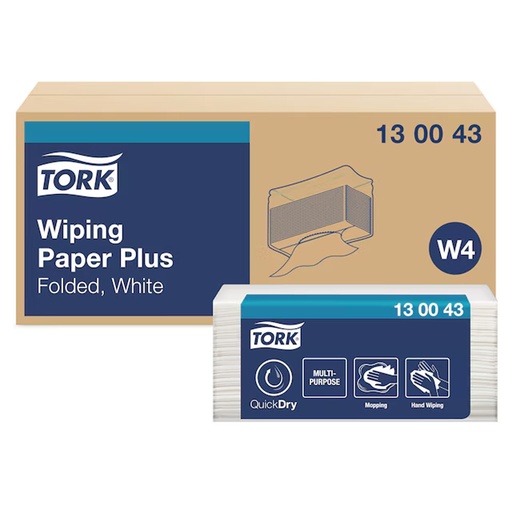 [3423] Wiping Paper Plus Folded 130043 Tork 5x200st W4