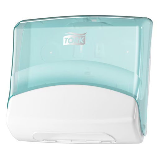 [340] Dispenser Folded Wiper/cloth Tork W4 Wit/turquoise