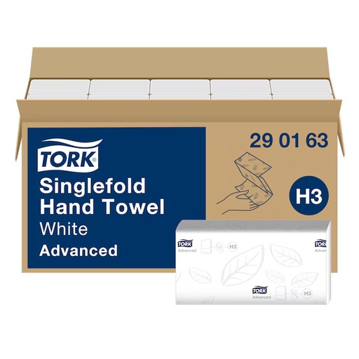 [3391] Hand Towel Zigzag 2l 15x250st 290163 Bruine Doos Tork H3
