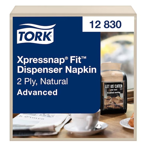 [16079]  Serviet N14 Tork Naturel 12830