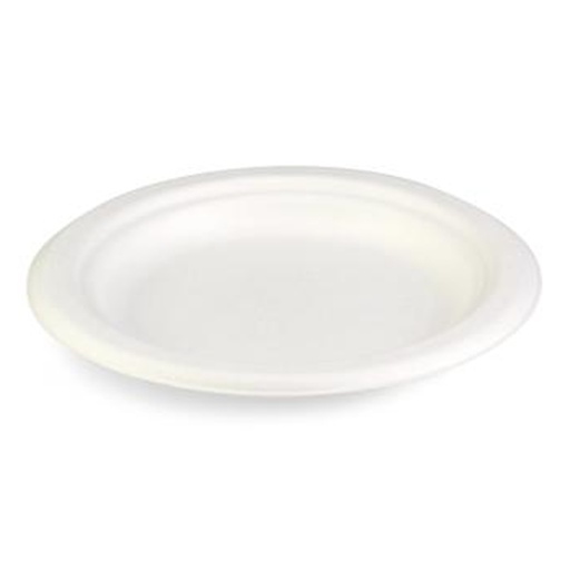 [15495] Suikerriet Bord Rond 15cm Sier 40st 