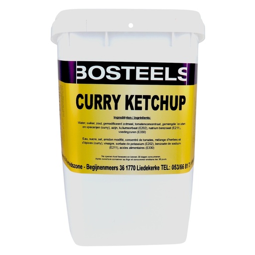 [7634] Curry Ketchup Bosteels Box 6 L 