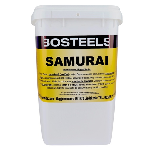 [7636] Samurai Saus Bosteels Box 5 L