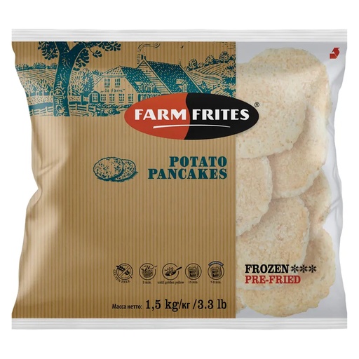 [4913] Potato Pancakes Farm Frites 1,5 kg