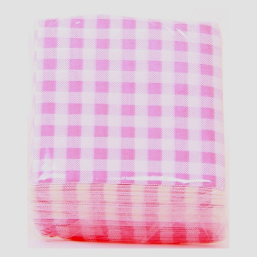 [7558] Servetten 33x33cm 2l Brabo Rood 100st