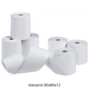 [15043] Rouleaux de Caisse 80 mm x 80 mm x 76 m 5 pcs