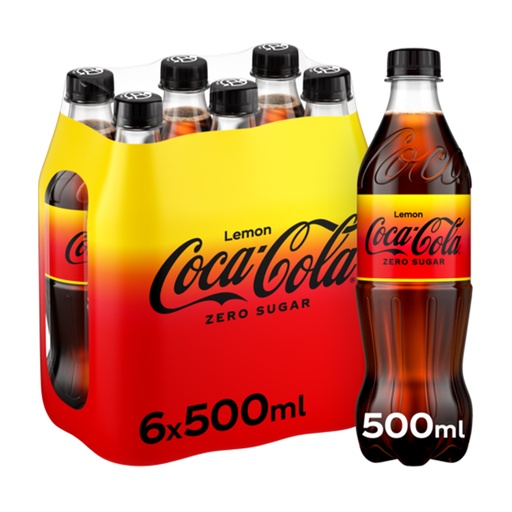 [14581] Coca Cola Zero Lemon Pet 24 x 50 cl
