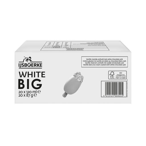 [9824] BIG White Ijsboerke 20 x 120 ml