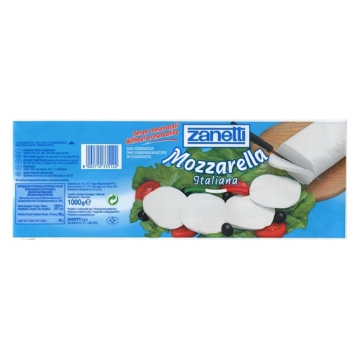 [12327] Mozzarella Blok 1kg Zanetti