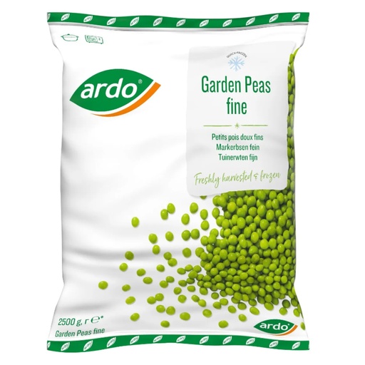 [501] Tuinerwten Fijn Ardo 2.5kg Diepvries