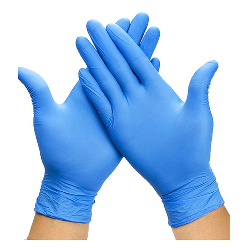 [2181] Wegwerphandschoen Nitril Blauw Small 100st Eco