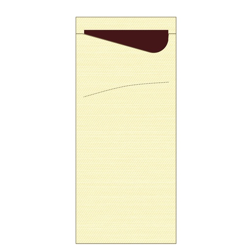 [16030] Bestekzakken Creme 100st