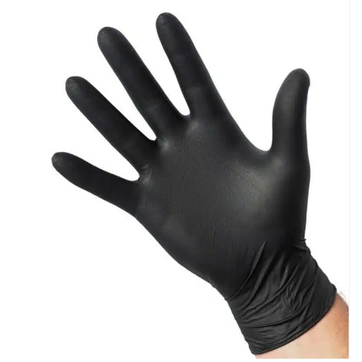 [8417] Wegwerphandschoen Nitril Zwart Small 100st