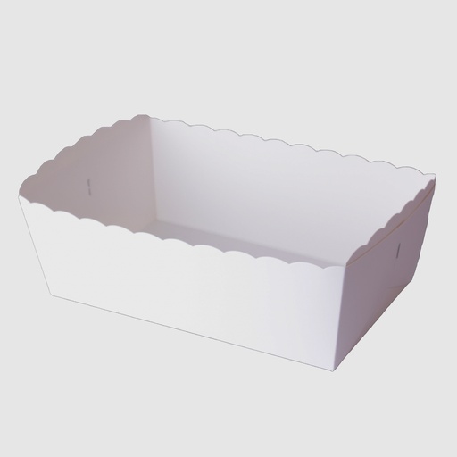 [1817] Frietkommen Nr5 Gebekt 100st (19,5x12,5x7cm)