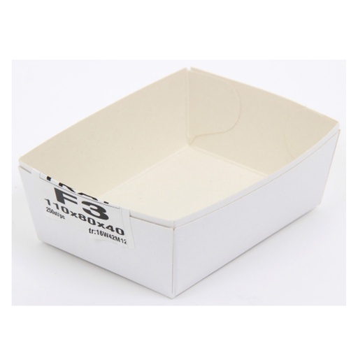 [175] Frietbakje F3 - 811 250st (11x8x4cm)