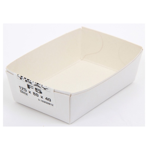 [177] Frietbakje F5 - 812 250st (12,5x8x4cm)
