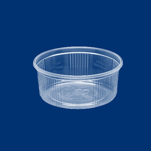 [11047] Slagerbak Rond Serie 101 200cc Transp Pp 100 St
