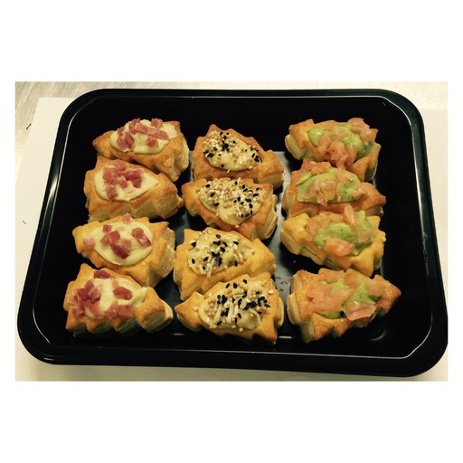 [12758] Mini Sapin de Noel Sadie Toast 12 pcs