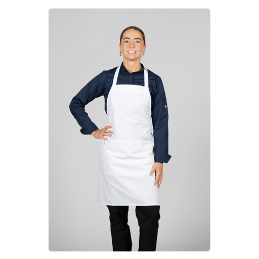 [11094] Cheffix Schort Vita Twill Wit 75x80cm