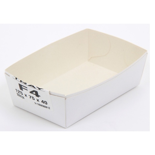 [176] Frietbakje F4 - 712 250st (12,5x7,5x4cm)