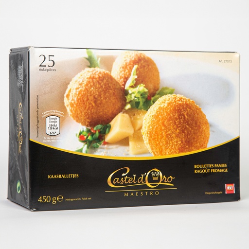 [369] Kaasballetjes 25x18gr Maestro Castel D'Oro