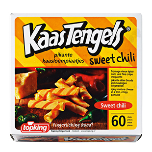 [2101] Kaasstengels Sweet Chili Topking 60 x 15 gr