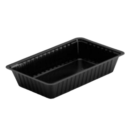 [6978] ZWART PLASTIEK SCHAALTJE A15 1000ST (18,9X11,8X3,8CM)