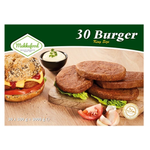[PR/90044] Burger Mekkafood 30 x 100 gr