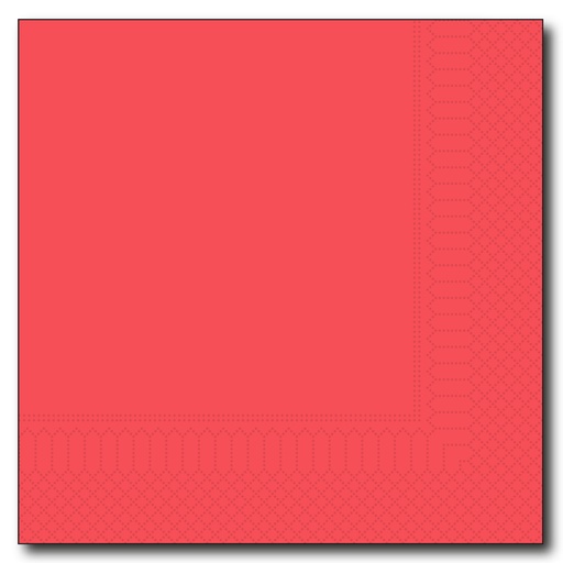 [3435] Servet Rood (33x33cm) 2 lg 100 st