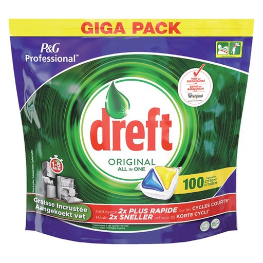 [PR/23104] Dreft Professional Original Vaatwastabletten - Citroen 100 st