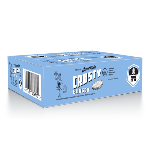 [13755] Crusty Burger +  Frit Is It 25 x 115 gr