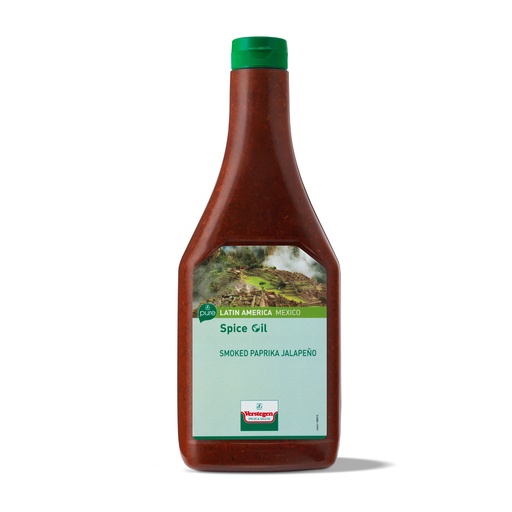 [01094] Spice Oil Smoked Paprika Jalapeno Pure Verstegen 870 ml
