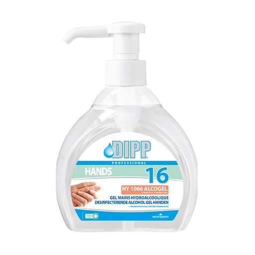 [3845] Gel Mains Hydro Alcoholique Dipp (16) 500 ml
