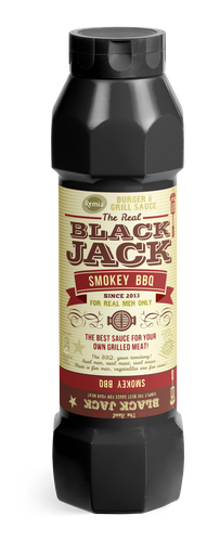 [1996.3] Smokey Barbecue Saus Black Jack Remia Tube 800 ml