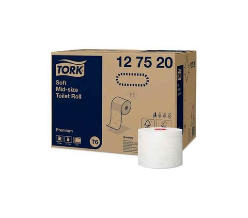 [3376] Tork Soft Toiletpapierrol - 2 Laag - T6  - 127520