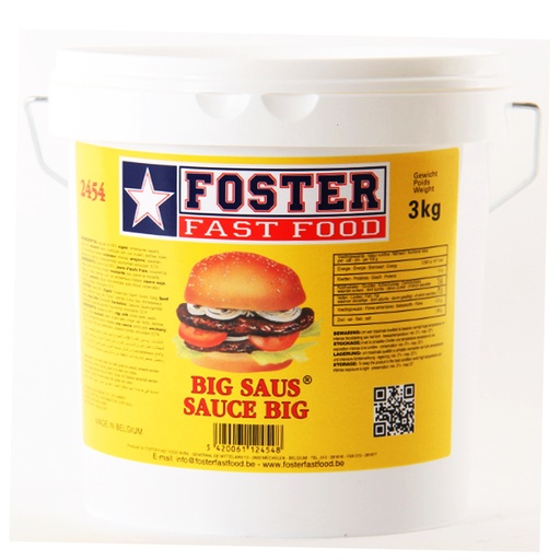 [3101] Hamburger Saus Big Foster Fast Food 3 kg
